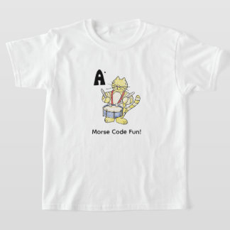 T-shirt Code Morse en dessin animé pour les enfants !  Let
