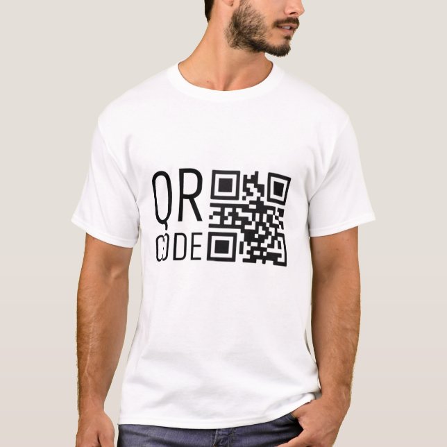 T-shirt Code Qr (Devant)