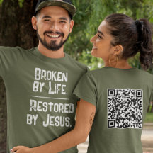 Code QR Brisé par la vie Restauré par Jésus Écritu