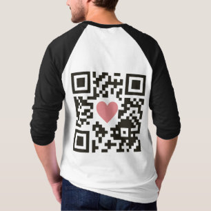 T-shirt Code QR d'amour