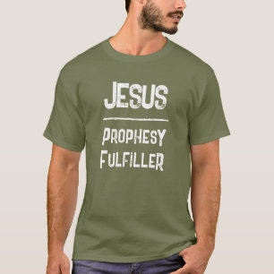 T-shirt Code QR Jésus Accomplisseur de Prophétie Bible Chr