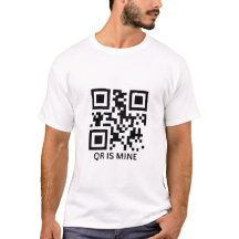 Code QR tee - shirt personnalisé personnalisé