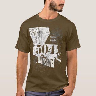 T-shirt Code régional de la Nouvelle-Orléans 504 Cool de l