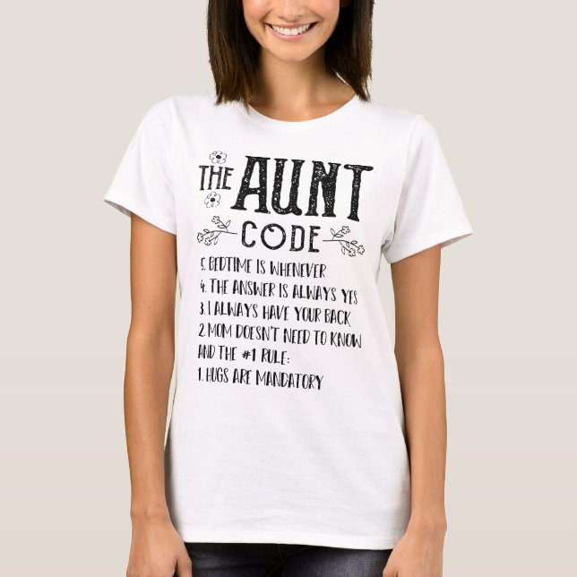 T-shirt Code Tante - Tante (Devant)