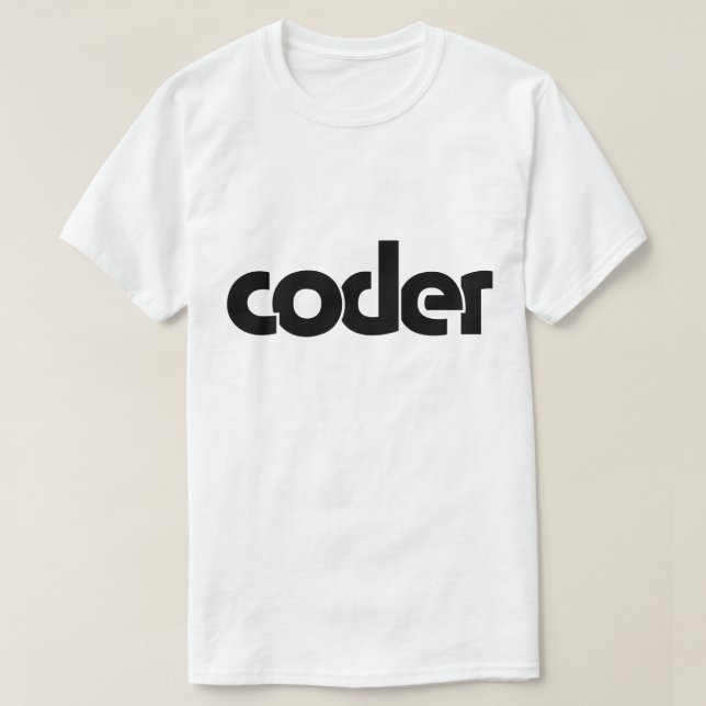 T-shirt Coder (Design devant)