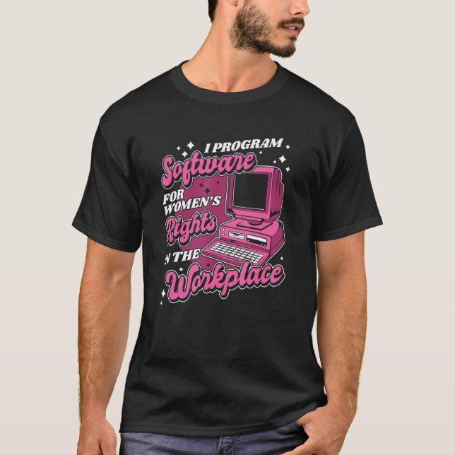 T-shirt Coder Programme d'ingénieur logiciel de codage en  (Devant)