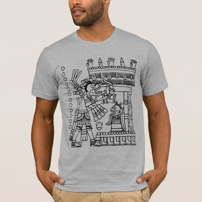 T-shirt Codex aztèque du groupe de borgia (Devant)