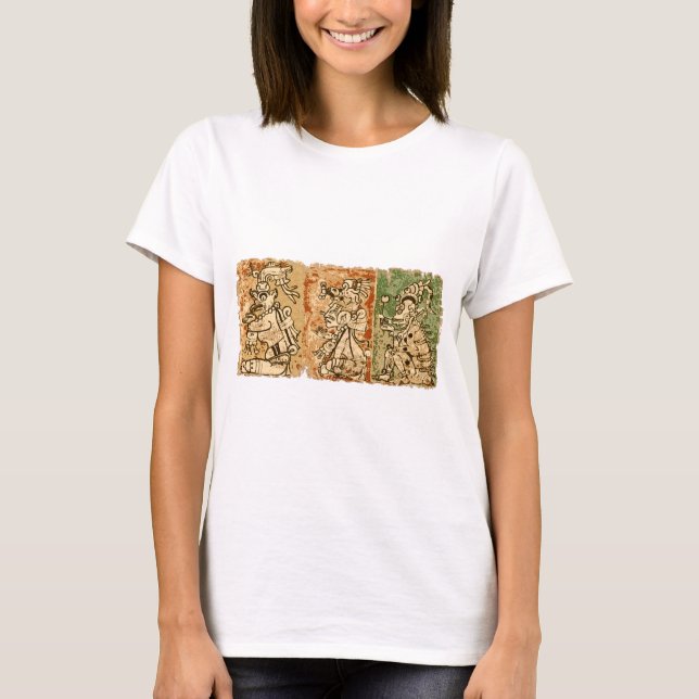T-shirt Codex maya de Dresde (Devant)
