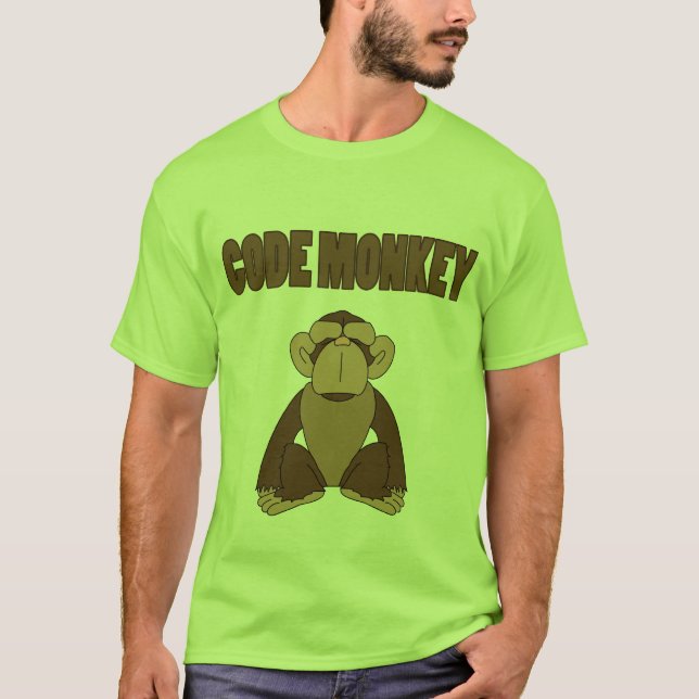 T-shirt Codez le singe (Devant)