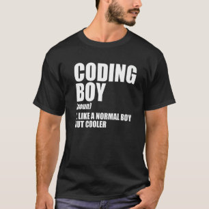 T-shirt Coding Boy Definition Noun Software Developer Prog