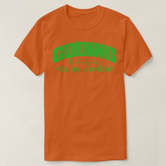 T-shirt Coding Est Mon Programmateur D'Envie (Design devant)