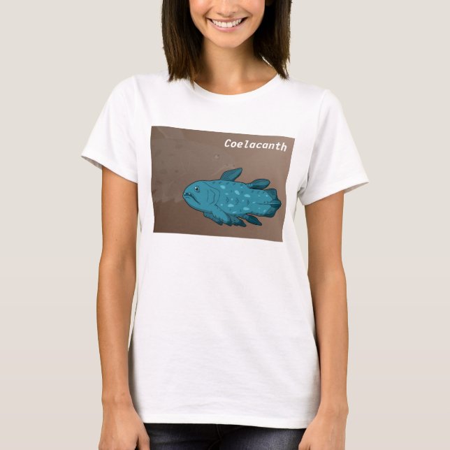 T-shirt Coelacanthe- Poisson ancien (Devant)