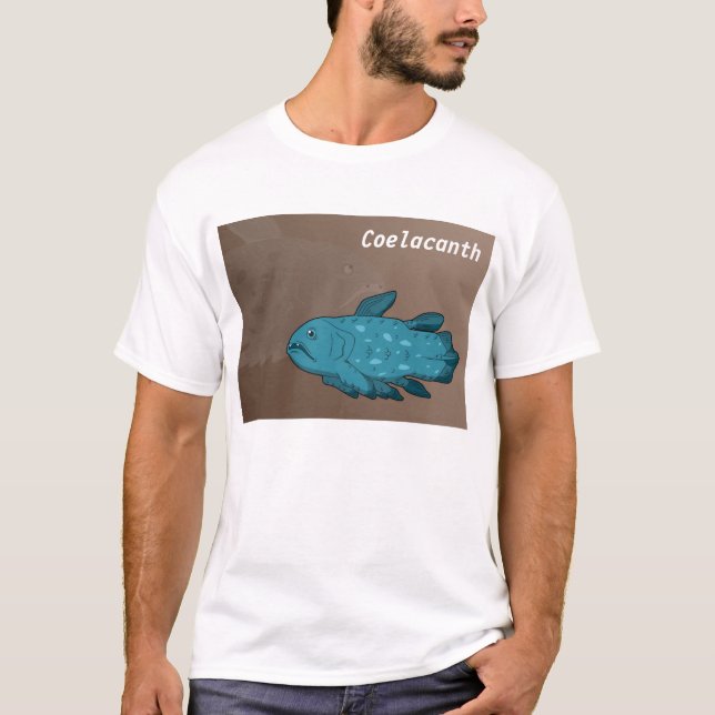 T-shirt Coelacanthe- Poisson ancien (Devant)