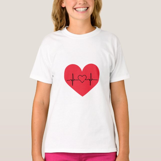 T-shirt coeur (Devant)