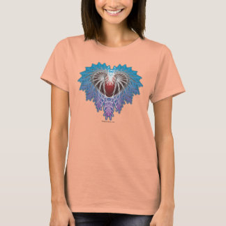 T-shirt Coeur Abstrait