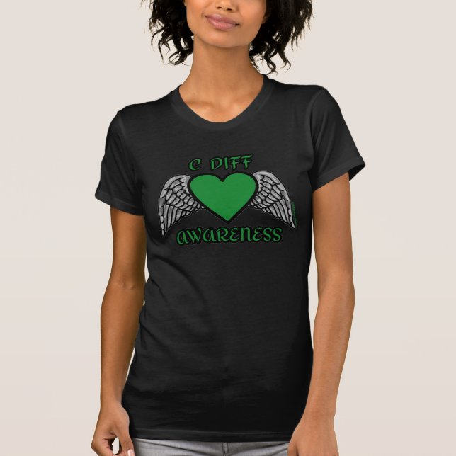 T-shirt Coeur/ailes...C Diff (Devant)
