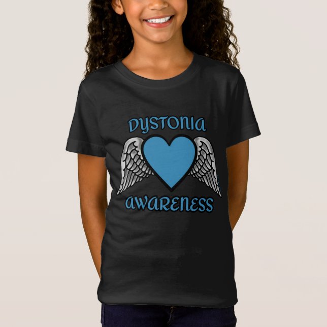 T-Shirt Coeur/ailes...Dystonie (Devant)