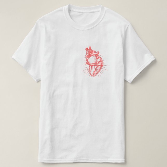 T-shirt Coeur anatomique (Design devant)