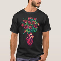 Coeur anatomique avec Roses, Heart Warrior