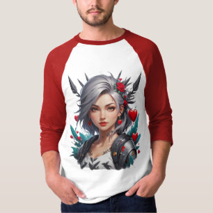 T-shirt Coeur avec épines