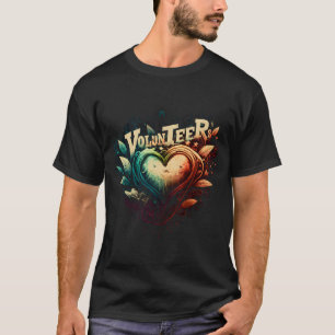 T-shirt Coeur bénévole