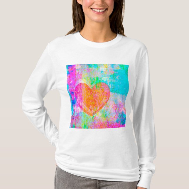 T-shirt Coeur Boho (Devant)