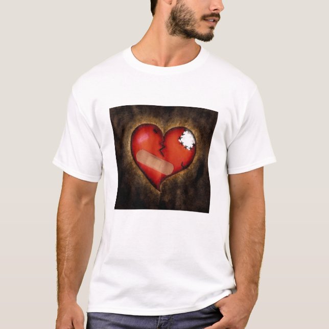 T-shirt Coeur brisé/T-shirt Coeur réparateur (Devant)