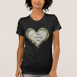 T-shirt Coeur Camouflage