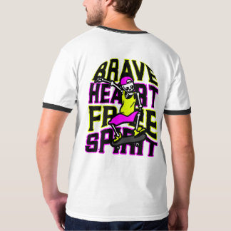 T-shirt Cœur courageux, esprit libre