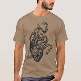 T-shirt Coeur d'ADN anatomique