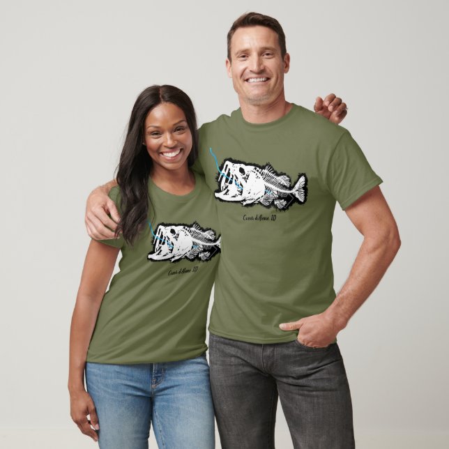T-SHIRT COEUR D'ALENE - UN MAUVAIS BASSIN AVAIT SUBI IDAHO (Unisexe)