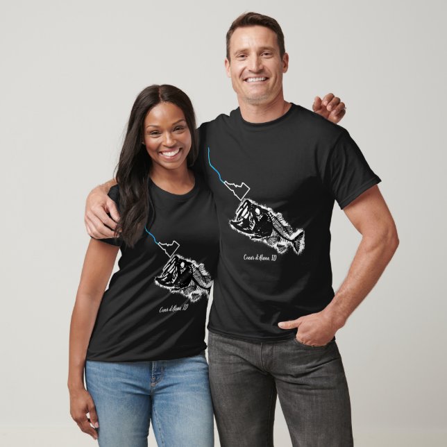 T-SHIRT COEUR D'ALENE - UNE MAUVAISE BASE - IDAHO FRAPPANT (Unisexe)