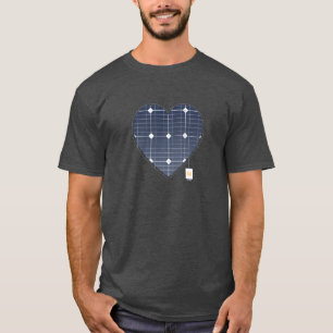 T-SHIRT COEUR D'ALIMENTATION DU PANNEAU SOLAIRE