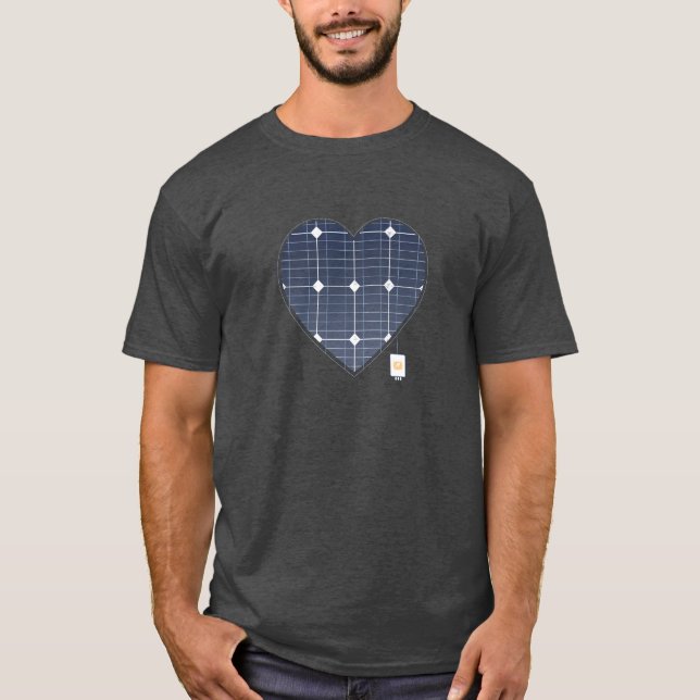 T-SHIRT COEUR D'ALIMENTATION DU PANNEAU SOLAIRE (Devant)