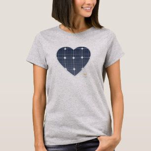 T-shirt COEUR D'ALIMENTATION DU PANNEAU SOLAIRE