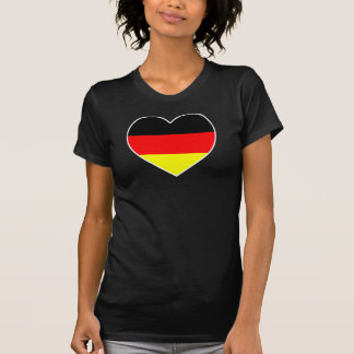 T-shirt Coeur d'Allemagne football Shirt « Allemagne "