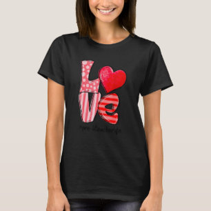 T-shirt Cœur d'amour Enseignant pré-maternelle Vie Mignon