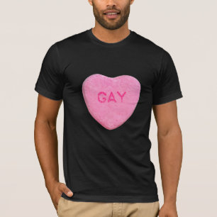 T-shirt Cœur de bonbon gay
