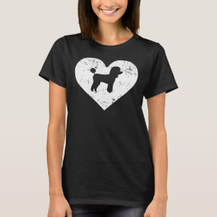 T-shirt Coeur de caniche