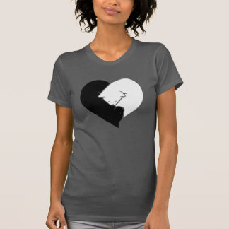 T-shirt Coeur de chat