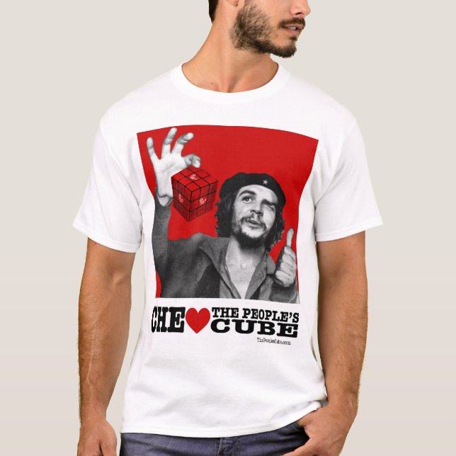 T-shirt Coeur de Che le cube des personnes (Devant)