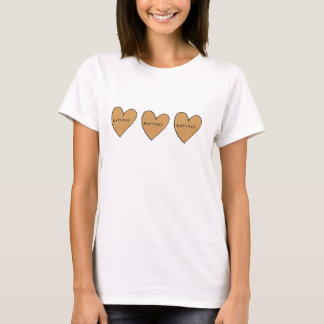T-shirt Coeur de cliquet Loose