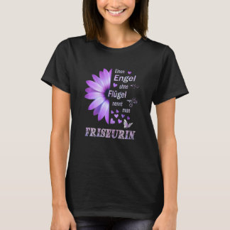 T-shirt Coeur De Coiffeuse De Femme Dire Merci Pour Le Tra