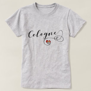 T-shirt Coeur de Cologne, Cologne, Rhénanie du Nord-Westph