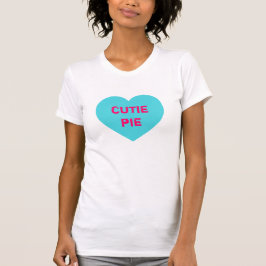 T-shirt Coeur de conversation bleu vif