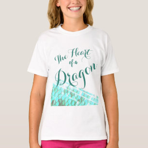 T-shirt Cœur de dragon personnalisé