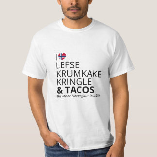 T-shirt Cœur de drapeau personnalisé de Norvège | Américai