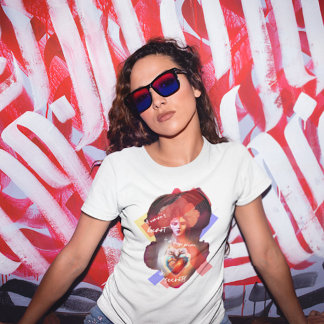T-shirt Cœur de femme