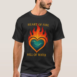 T-shirt Coeur de feu