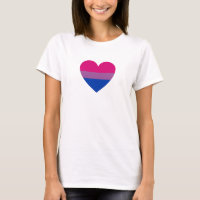 Coeur de fierté bisexuel
